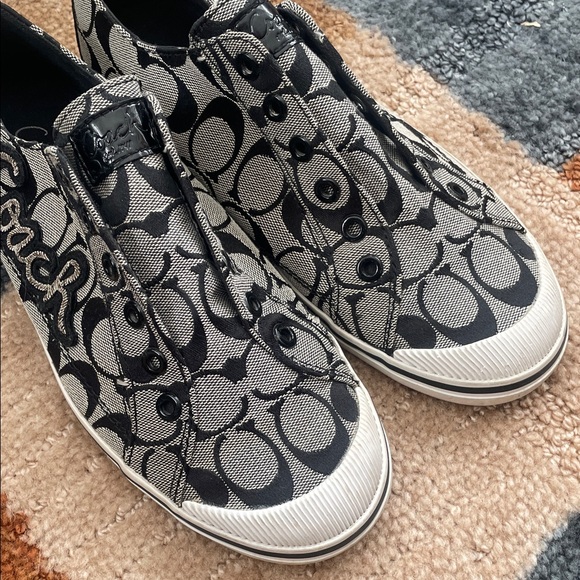 Coach Keeley Slip-On Sneakers, Black and Gray, Size 8B - Picture 11 of 16